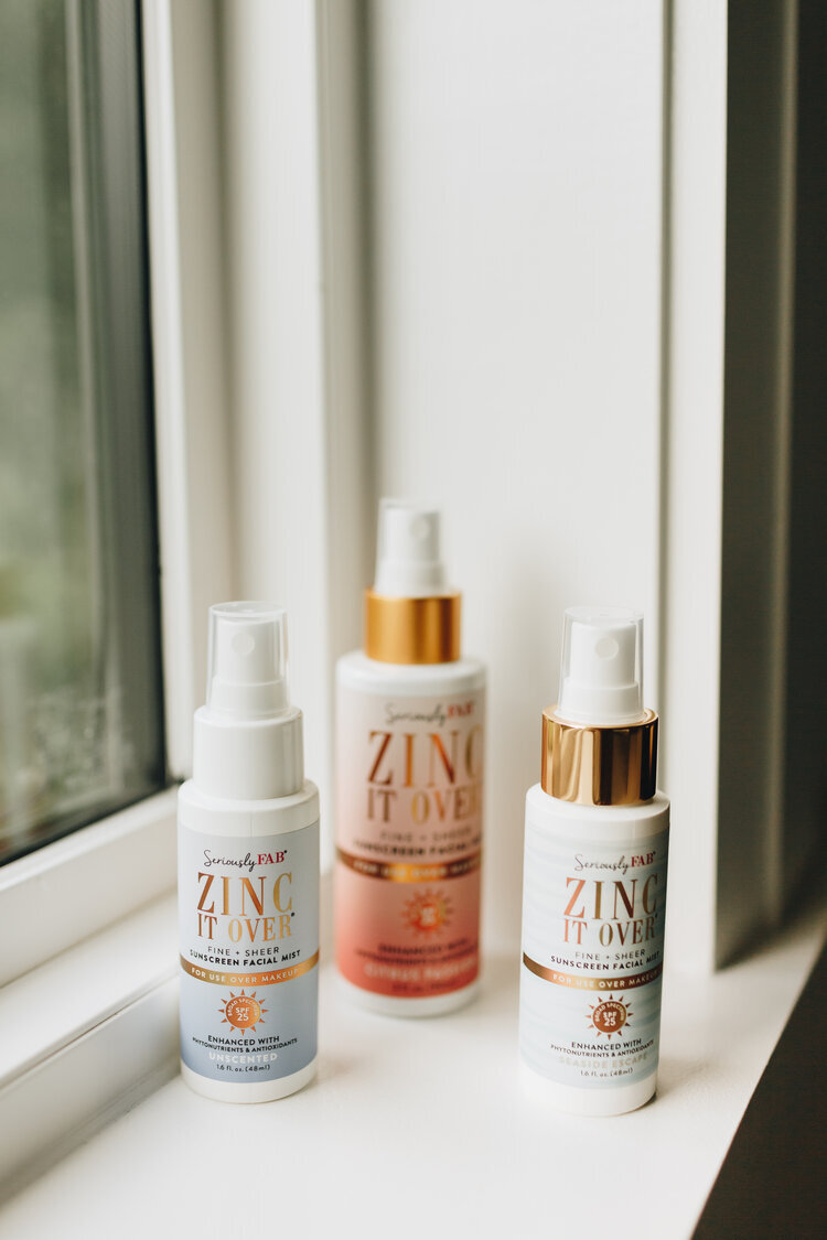 SERIOUSLY FAB “ZINC IT OVER” SPF SPRAY REVIEW