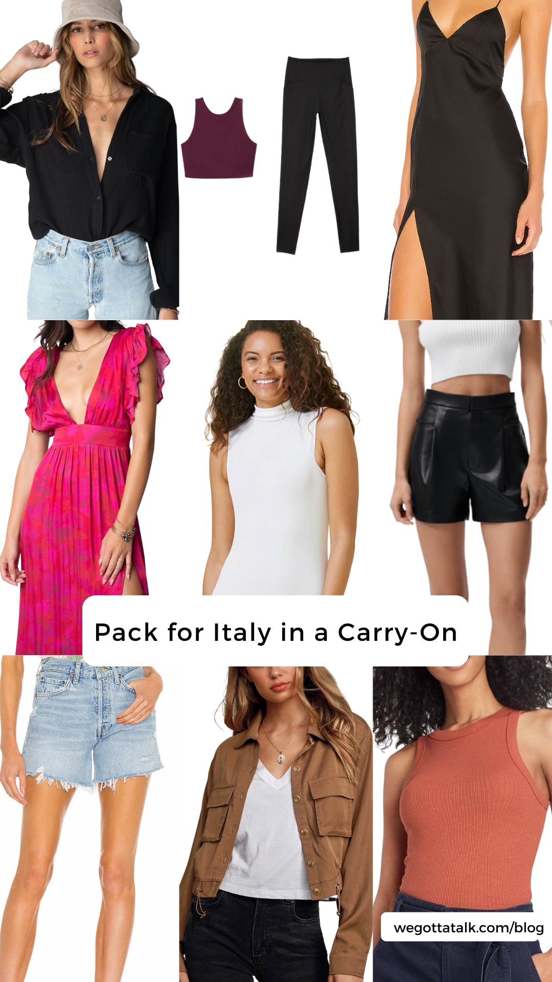 how to pack for italy in a carry on what to wear