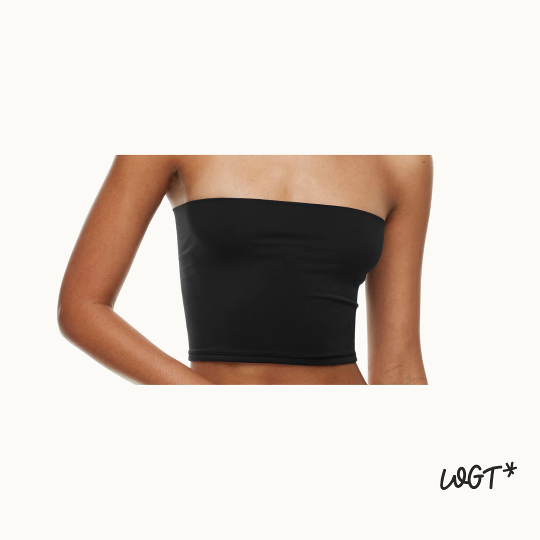 black tube top for travel