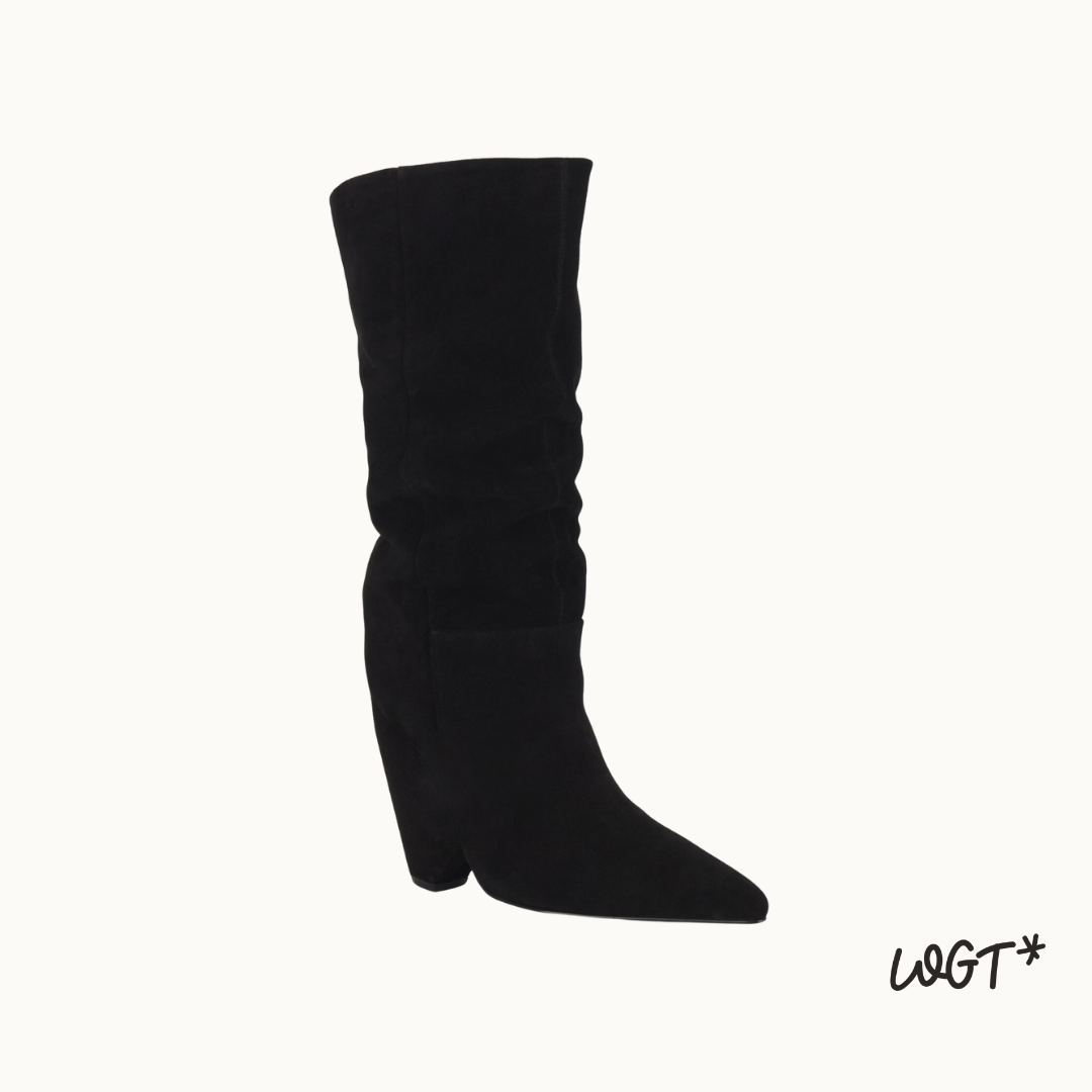 black slouchy boot for fall