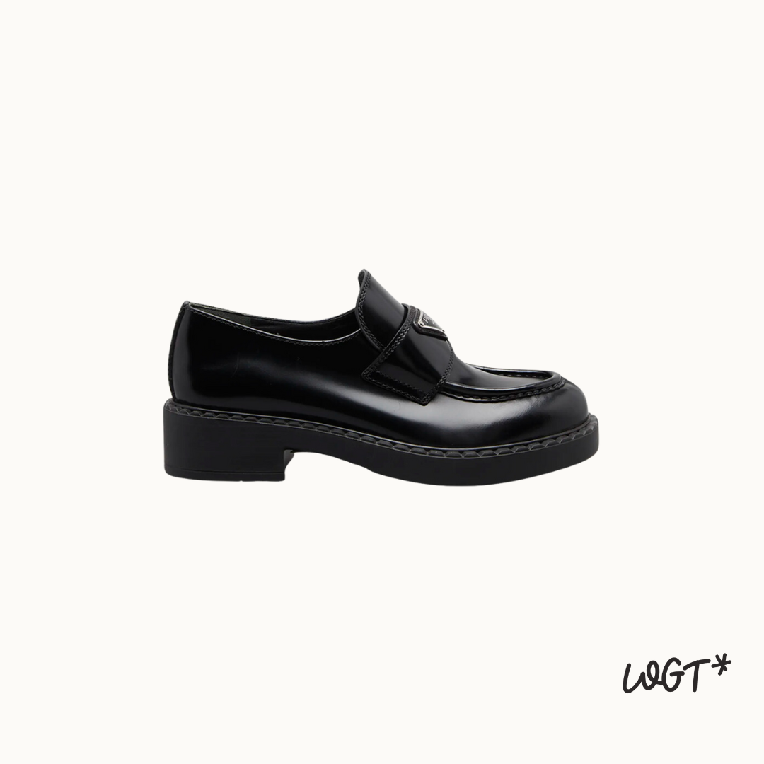 classic black loafer for fall