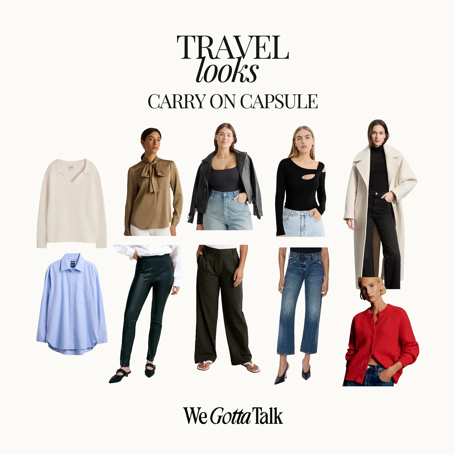 the art of the carry-on capsule packing list | wegottatalk.com